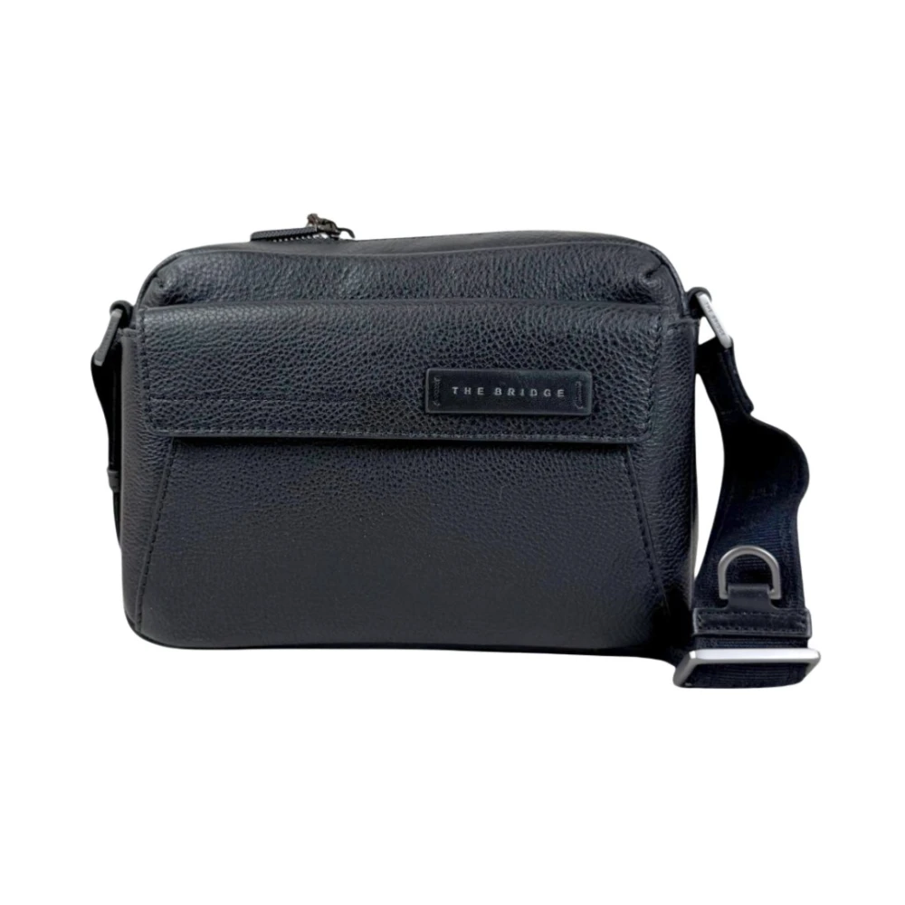 The Bridge Mannelijk Zwart Tassen Heren, One Size, Leer, Ludovico Crossbody
