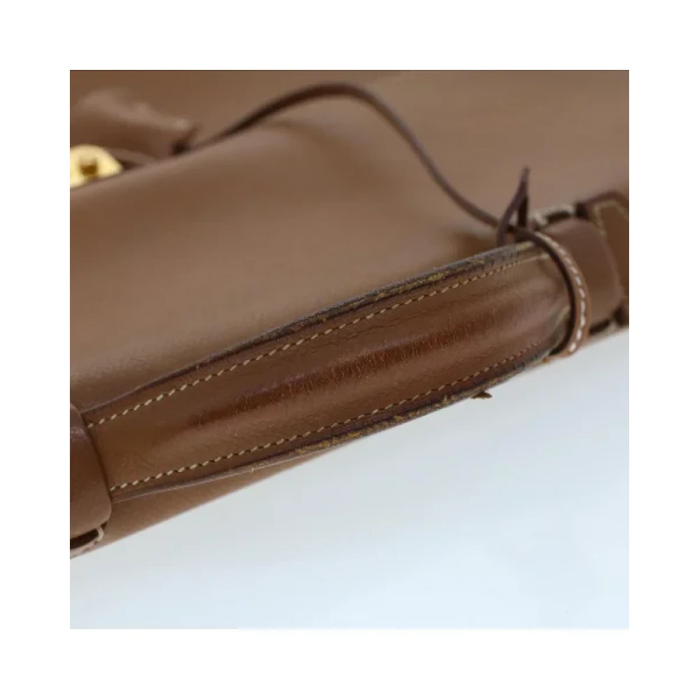 Hermès Vintage Pre-owned Leather hermes-bags Brown Dames