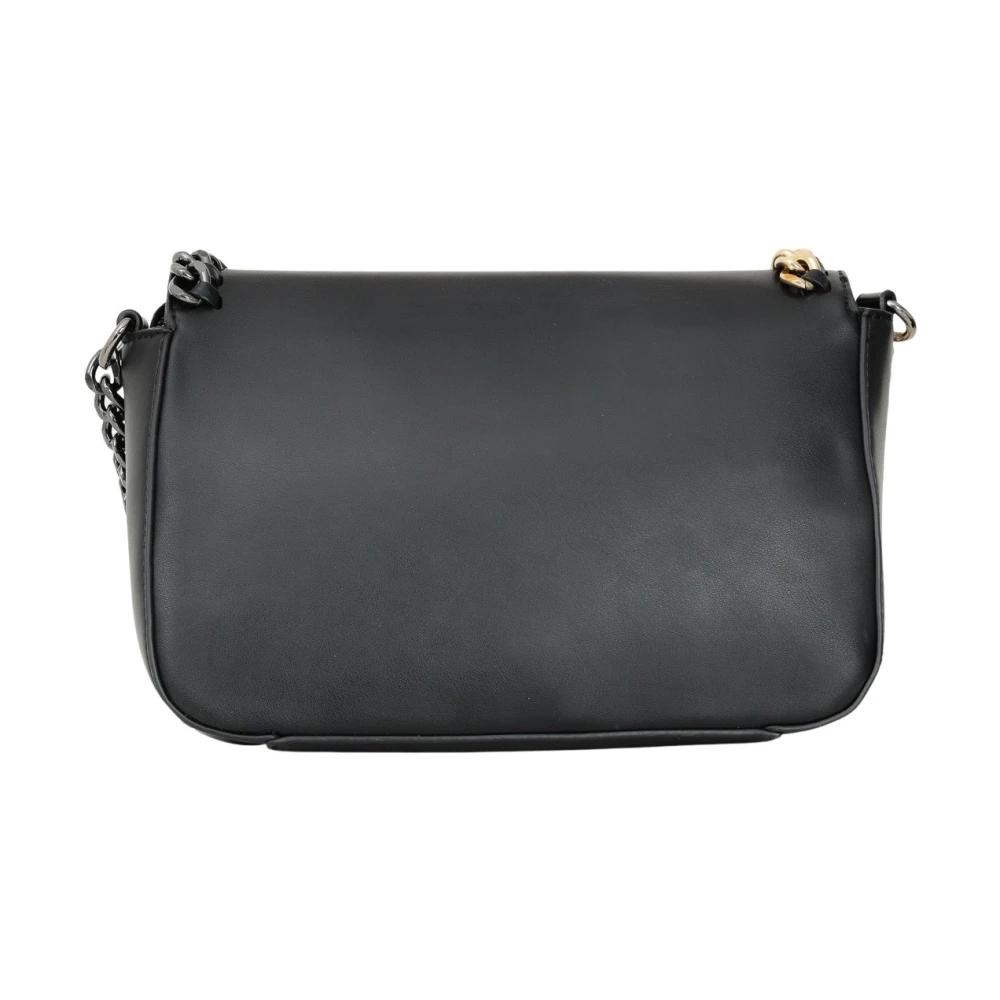 Marc Ellis Zwarte Schoudertas Magda met Bicolor Ketting Black Dames