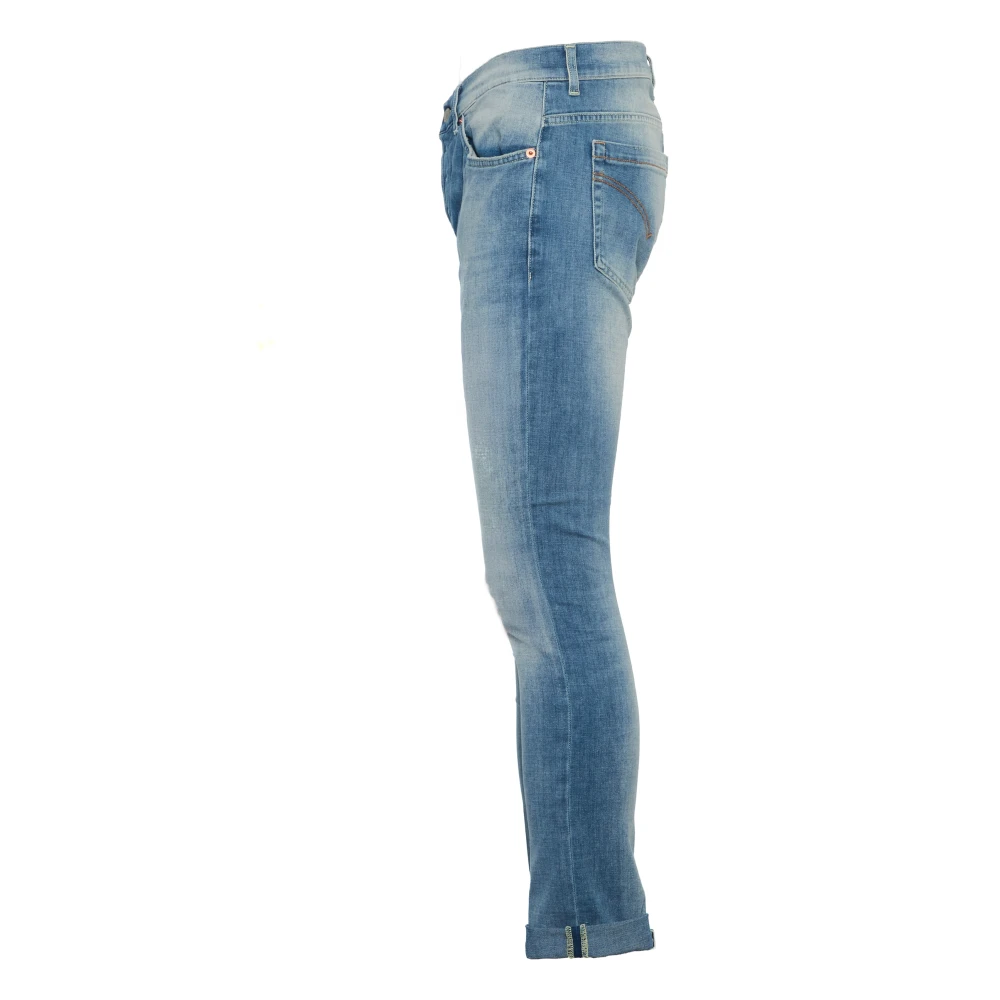 Dondup Slim Fit Blauwe Denim Jeans Blue Heren