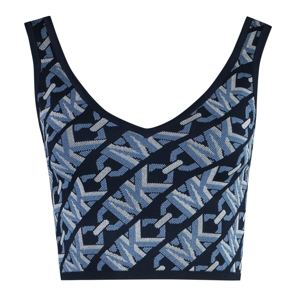 Michael Kors Crop Top met logo Blue Dames