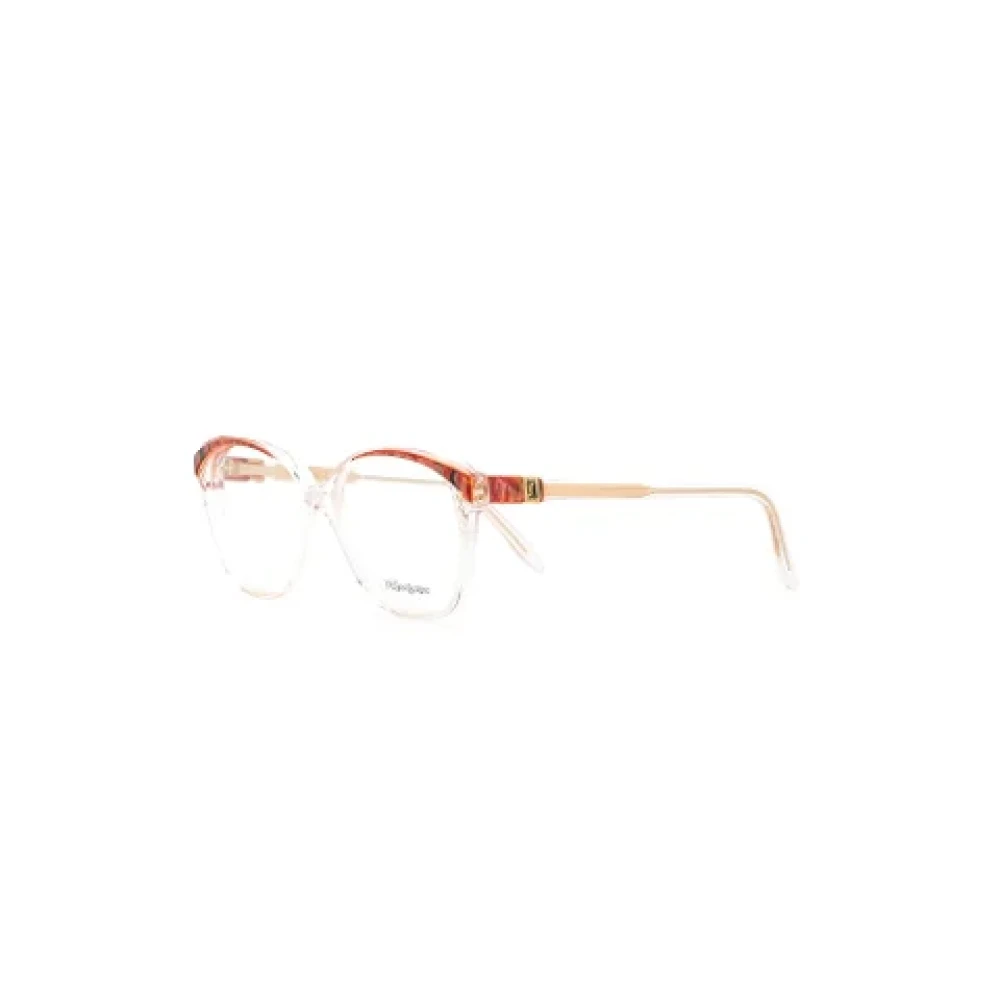 Yves Saint Laurent Vintage Pre-owned Acetate sunglasses Orange Dames