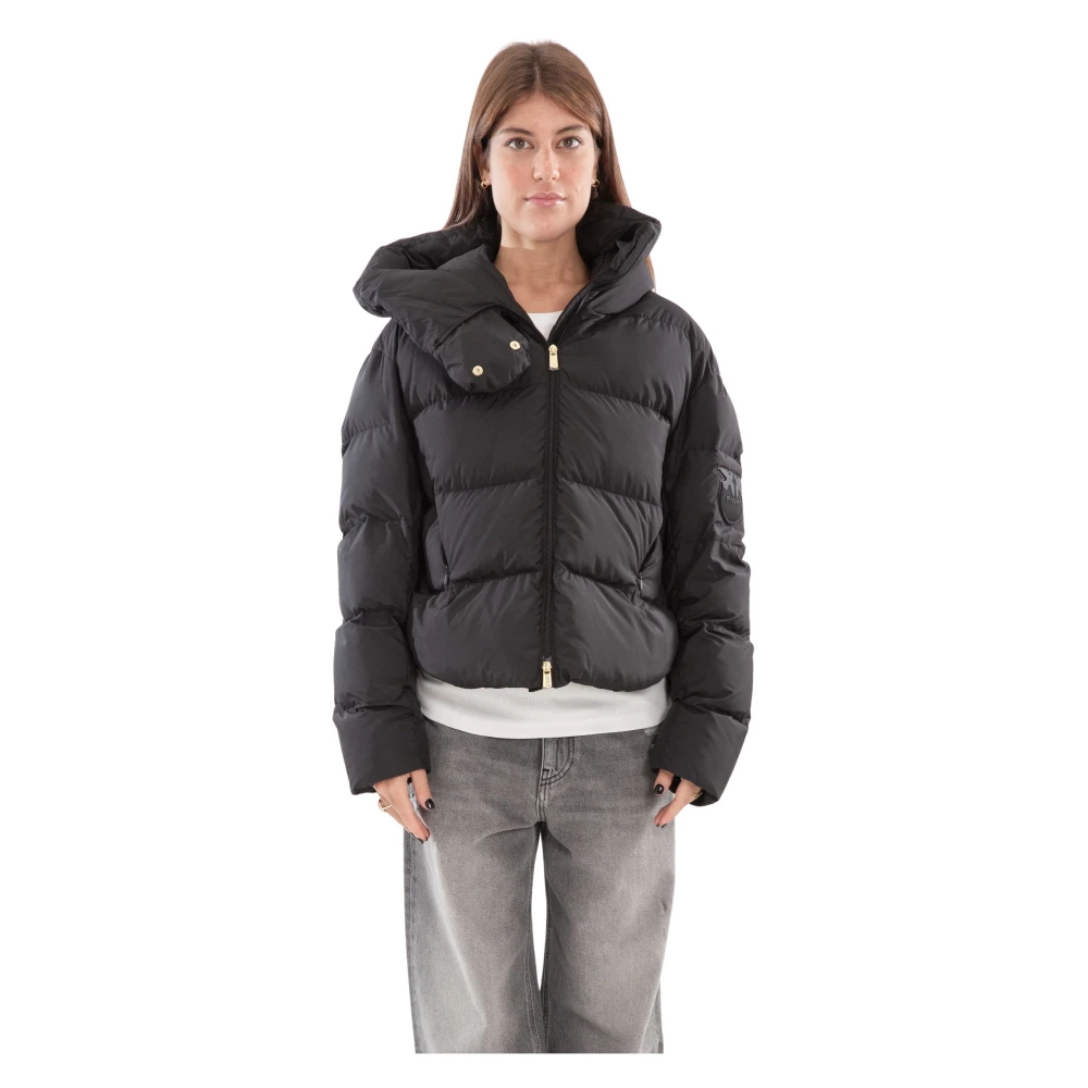 Pinko Dons Pufferjas in Giza Stijl Black Dames
