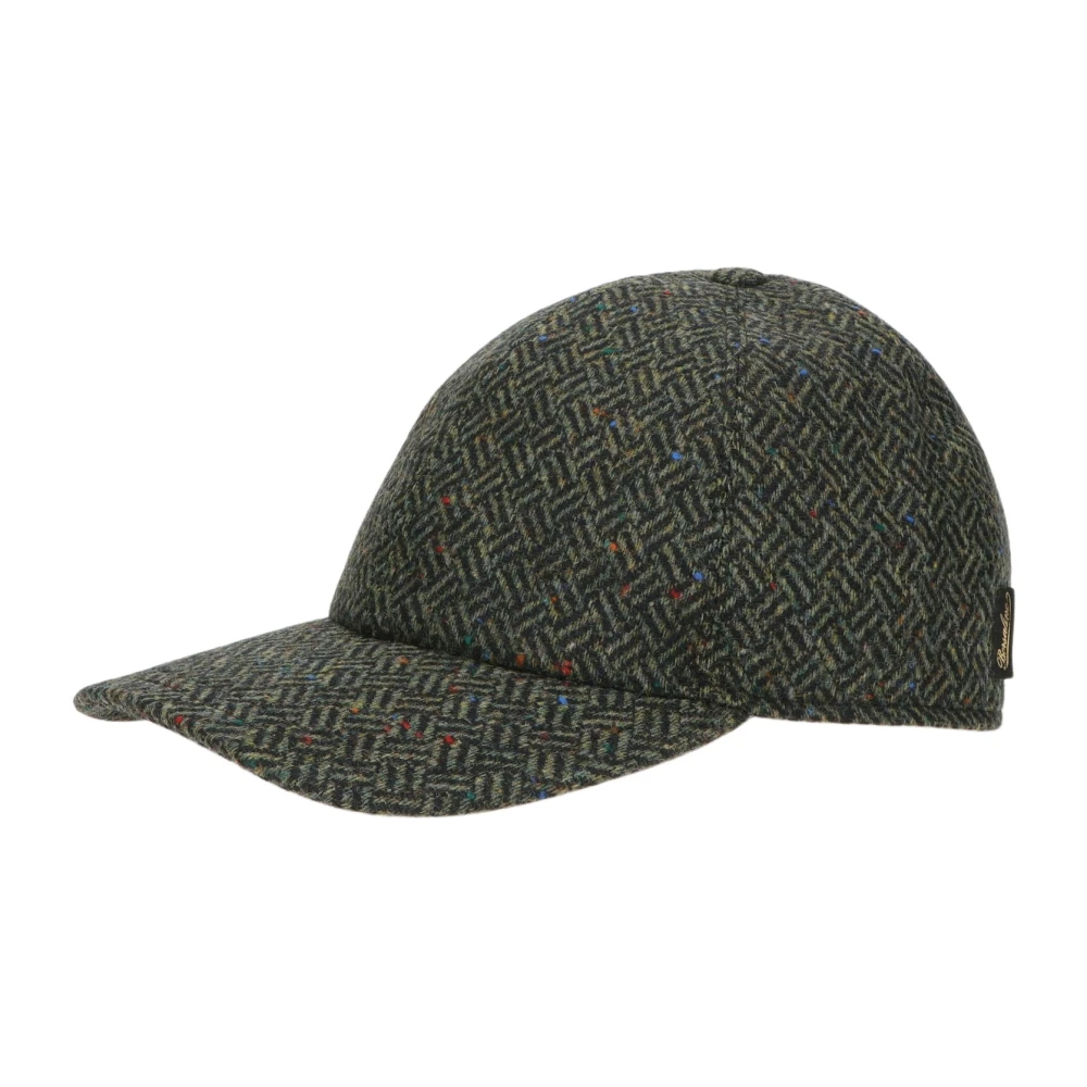 Borsalino Wollen Hiker Baseball Cap Green Unisex