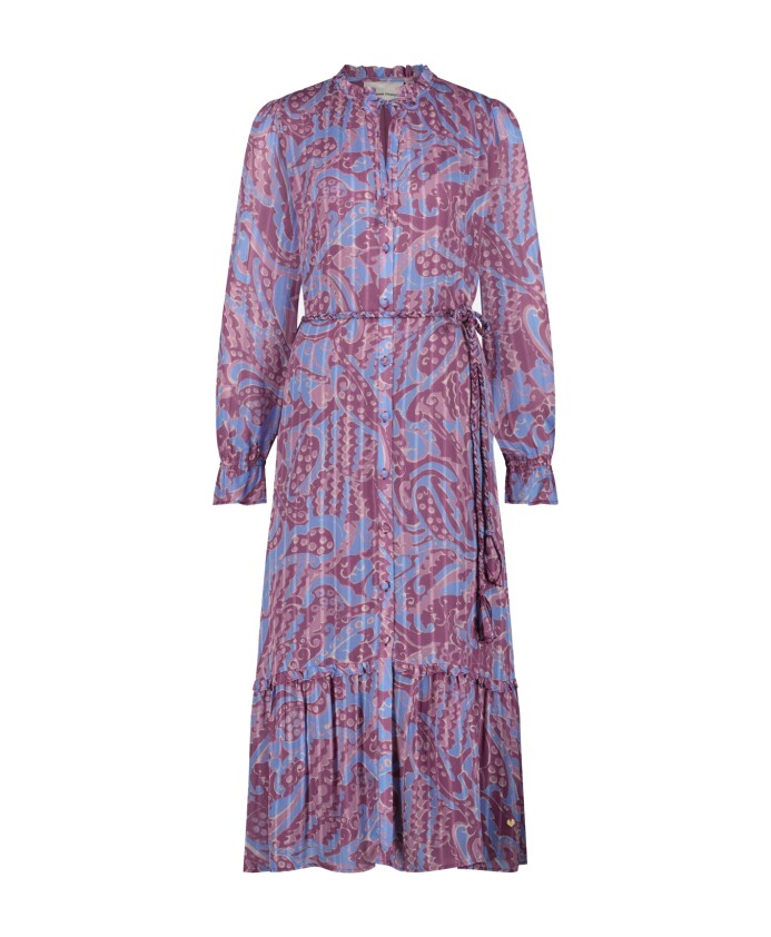 marilene-midi-jurk-met-ruffle