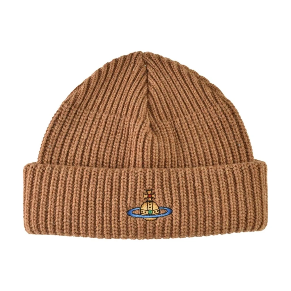 Vivienne Westwood Wollen Hoed Brown Dames