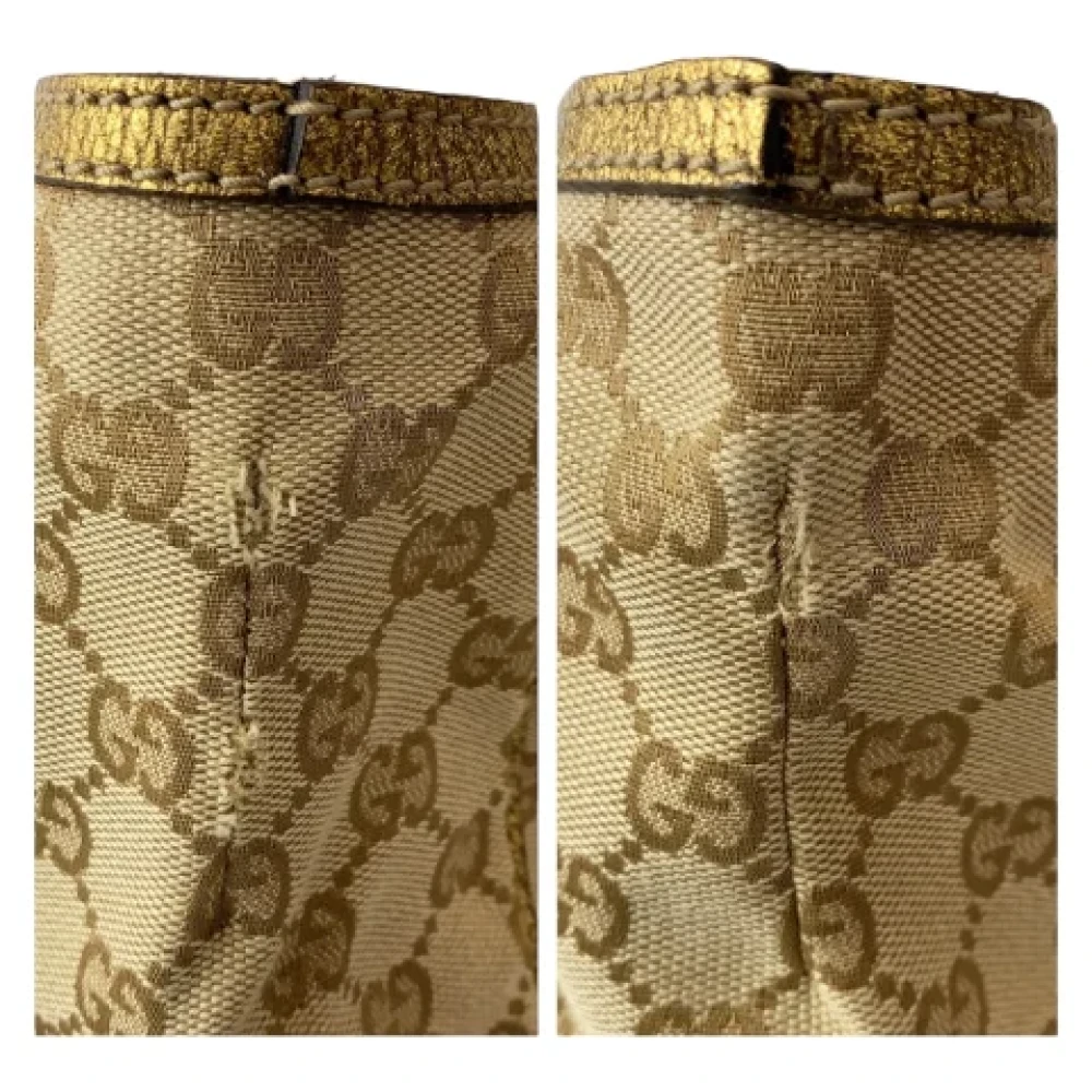 Gucci Vintage Pre-owned Canvas totes Yellow Dames