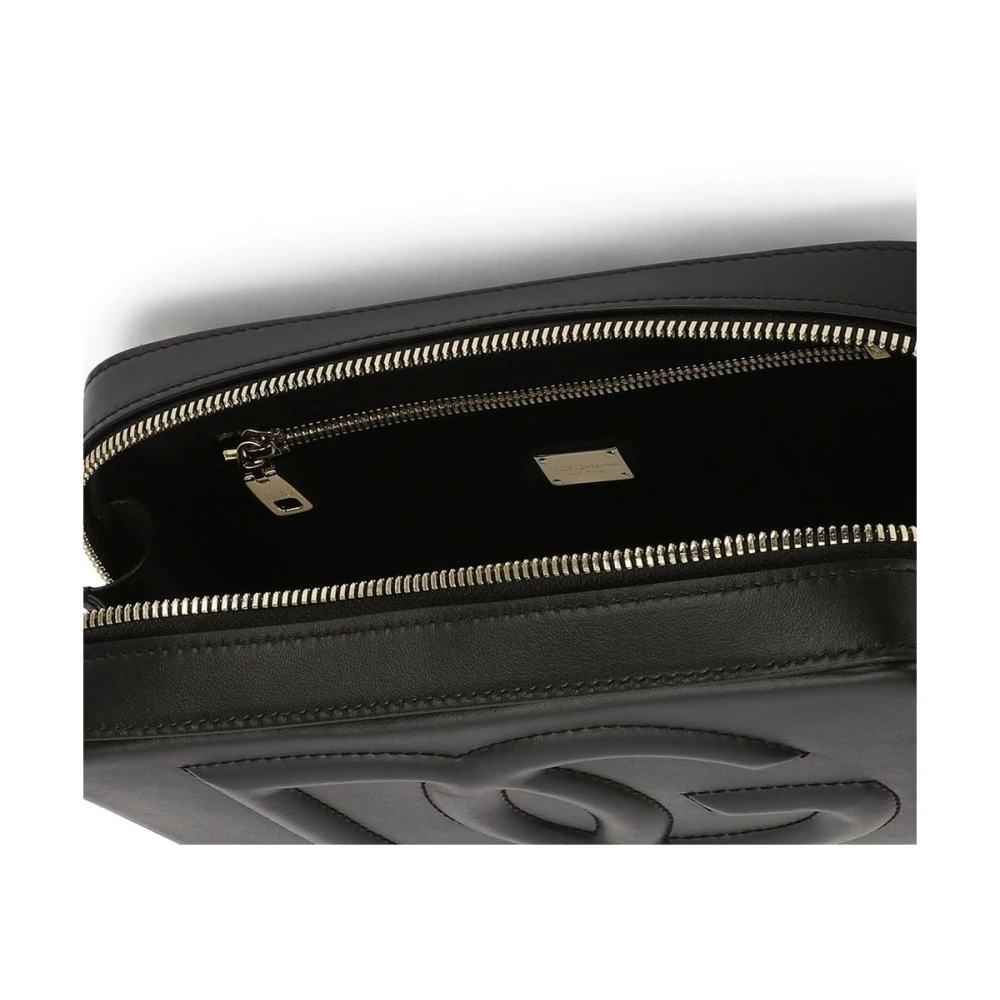 Dolce & Gabbana Camera tas met logo print Black Dames