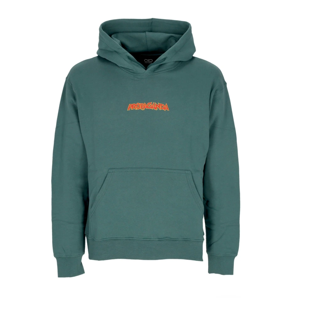 Propaganda Groene Hoodie met Kangoeroezak Green Heren