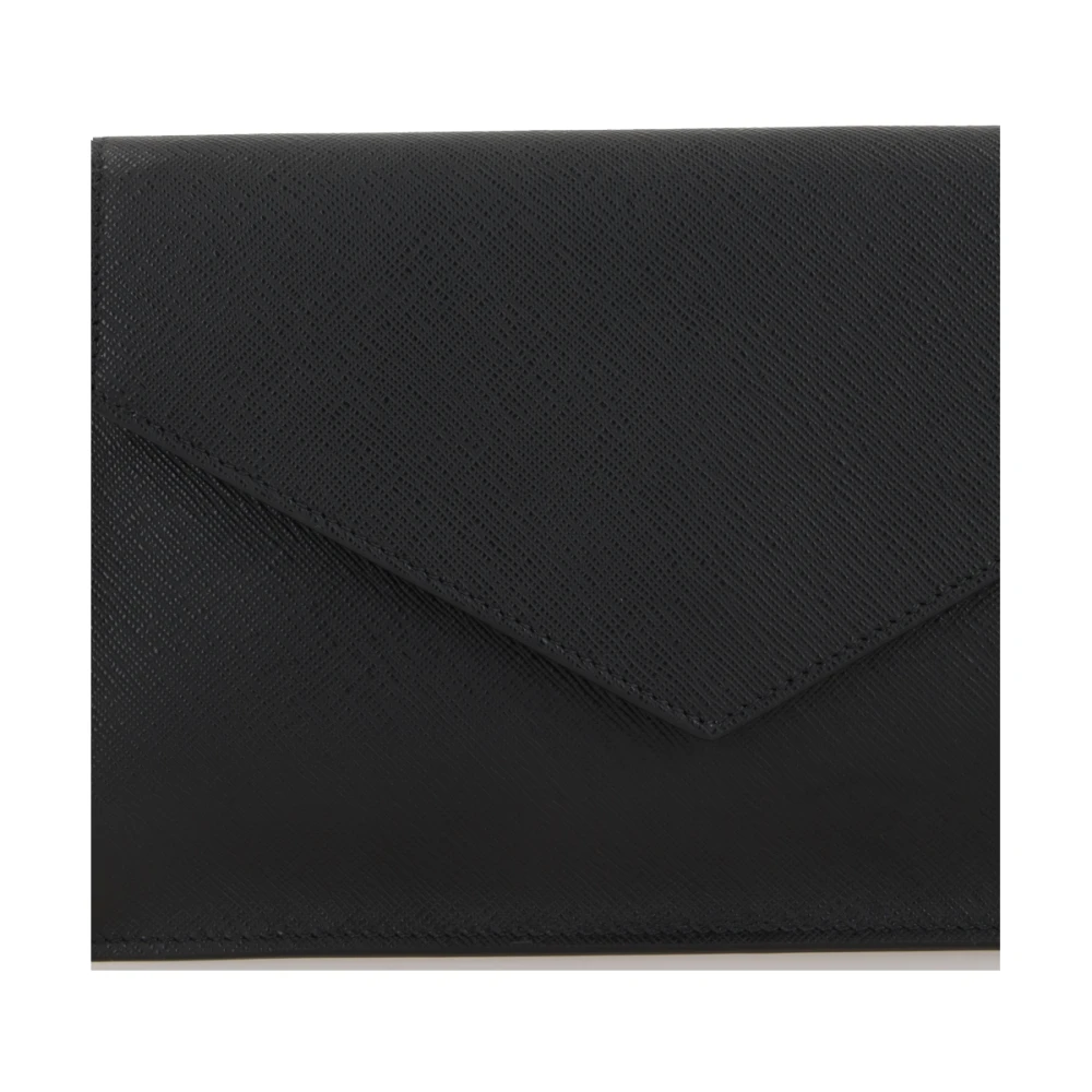 Montblanc Zwarte gestructureerde leren messenger tas Black Heren