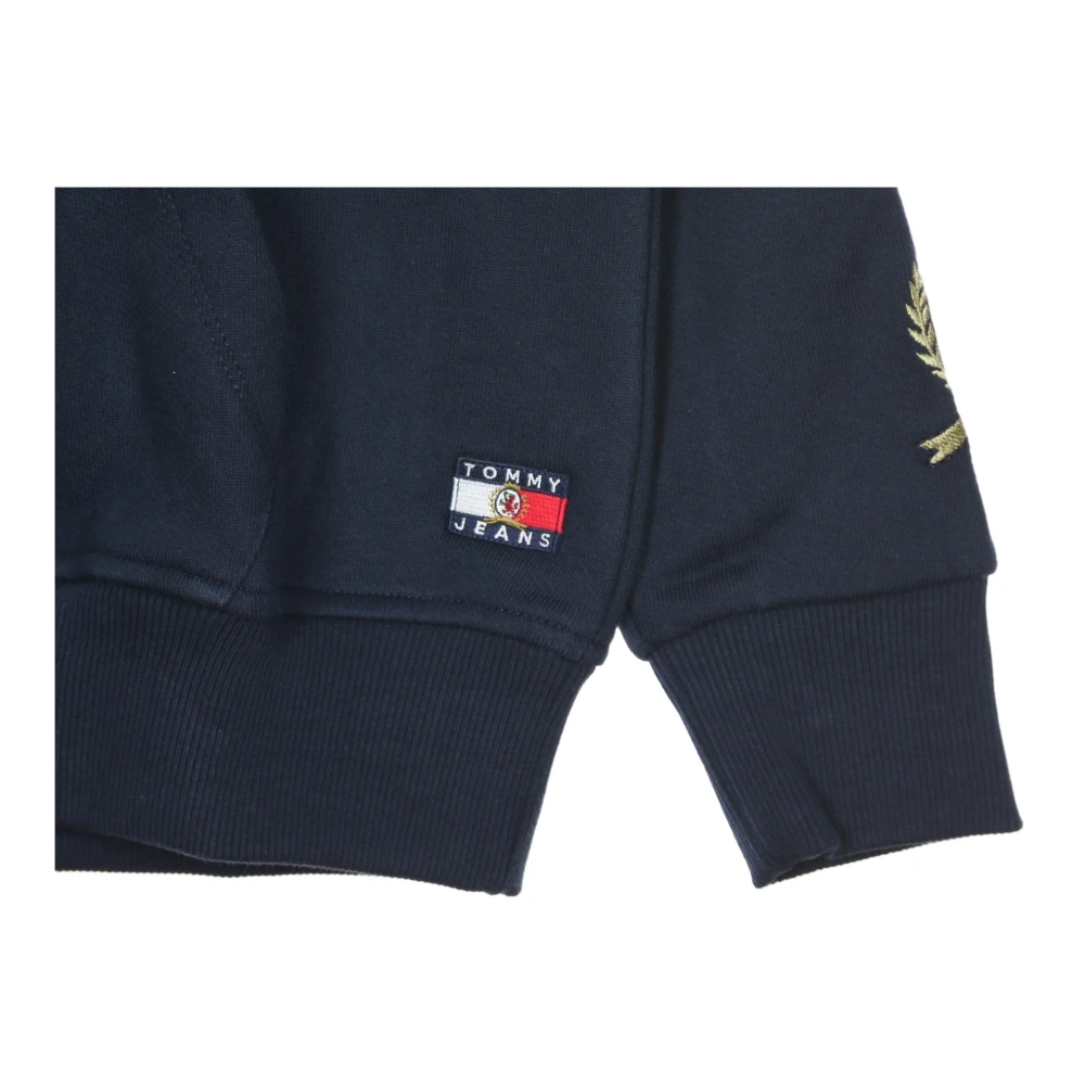 Tommy Hilfiger Crest Hoodie Vrouwen Donker Saffier Blue Dames