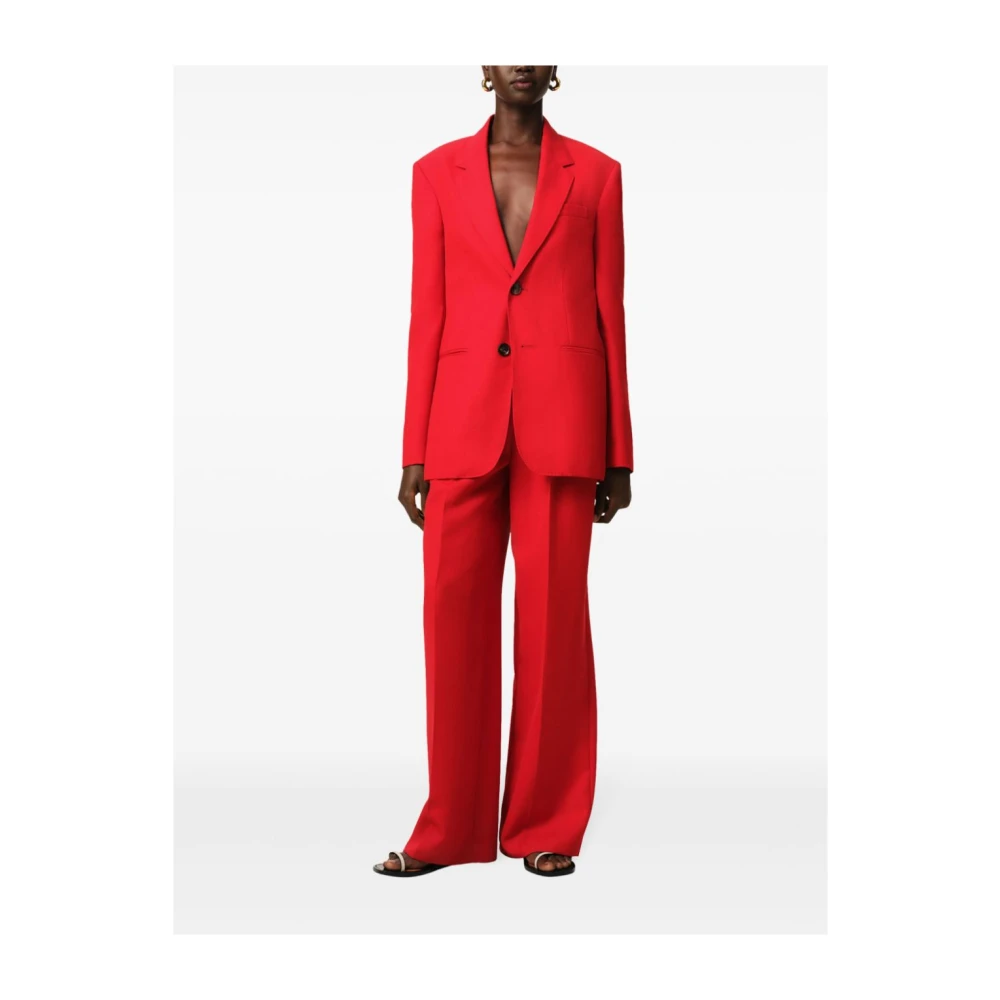 Ami Paris Rode Blazer Americana Jas Red Dames