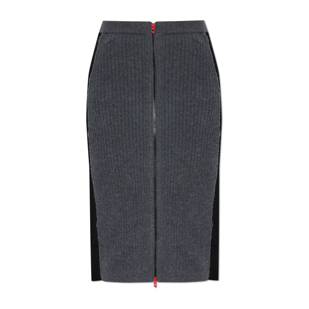 Diesel Vrouw Grijs Rokken Dames, S, Rok M-Lousi