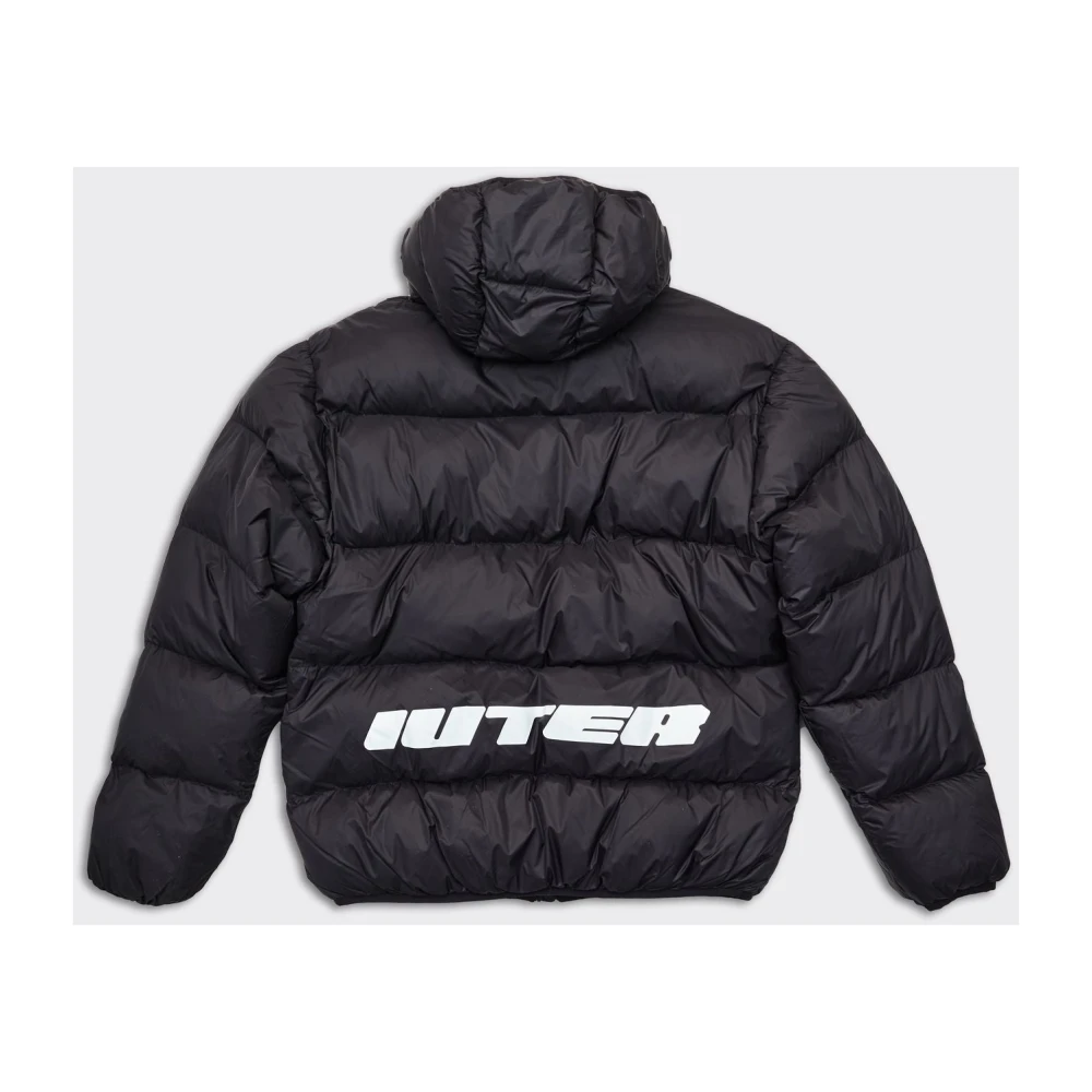 Iuter Zwarte Storm Puffer Jas Black Heren