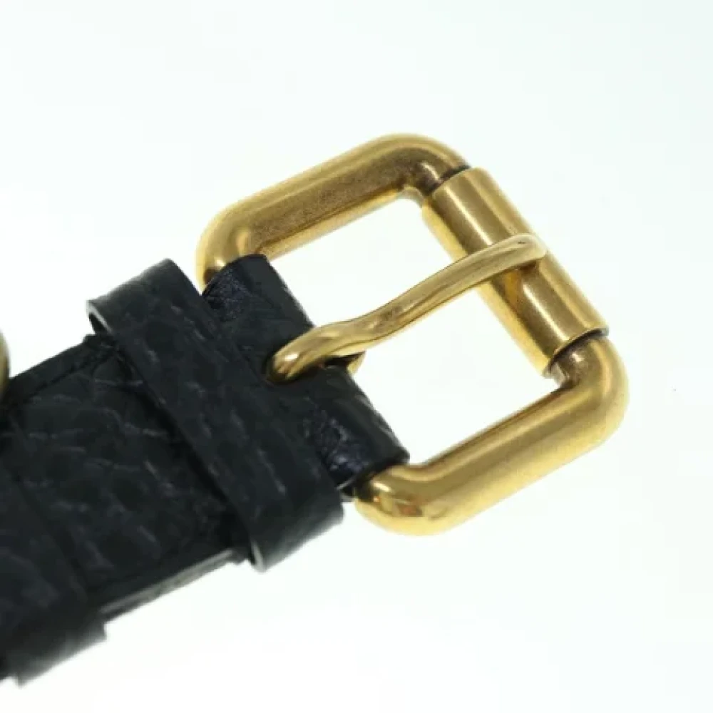 Louis Vuitton Vintage Pre-owned Denim belts Black Unisex