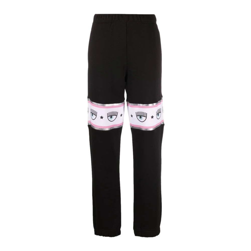 Chiara Ferragni Collection Donna Nero Pantaloni, M, New,