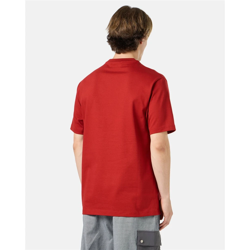 Iceberg T-shirt met letterprint detail Red Heren