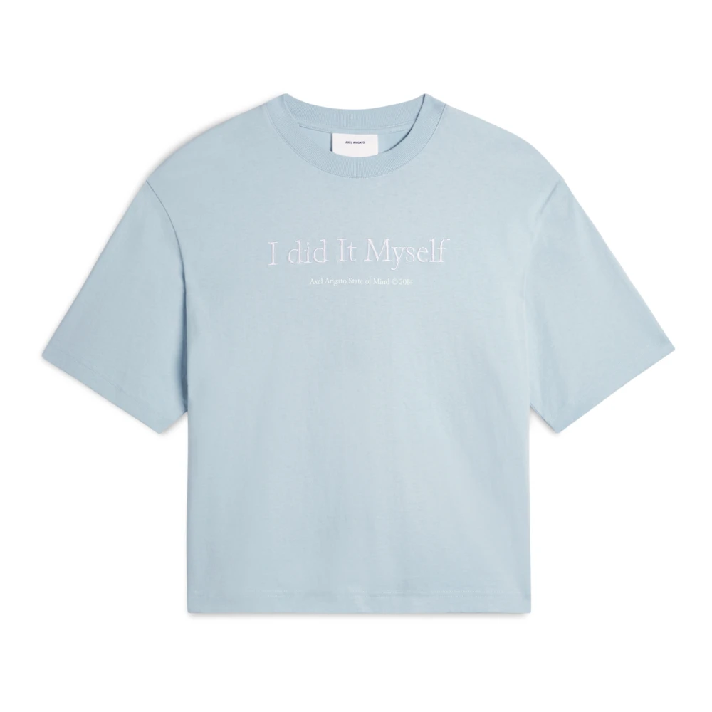 Axel Arigato I Did It Myself T-shirt Blue Dames
