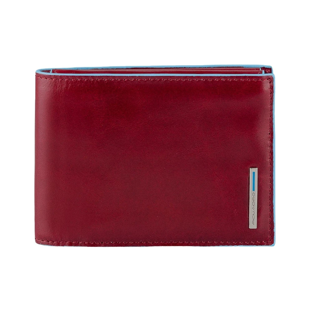 Piquadro Men's Red Wallets & Cardholders, One Size, Wallets & Cardholders