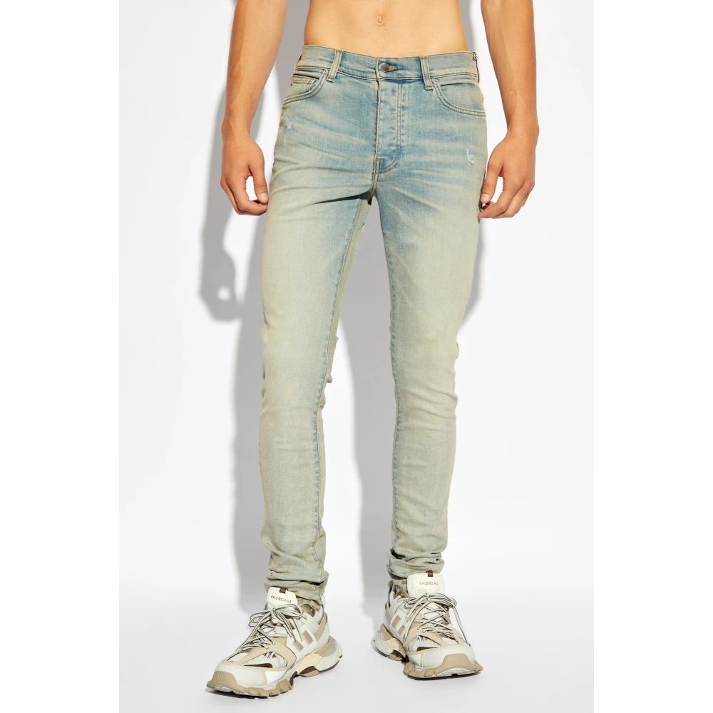 Amiri Skinny Jeans Blue Heren