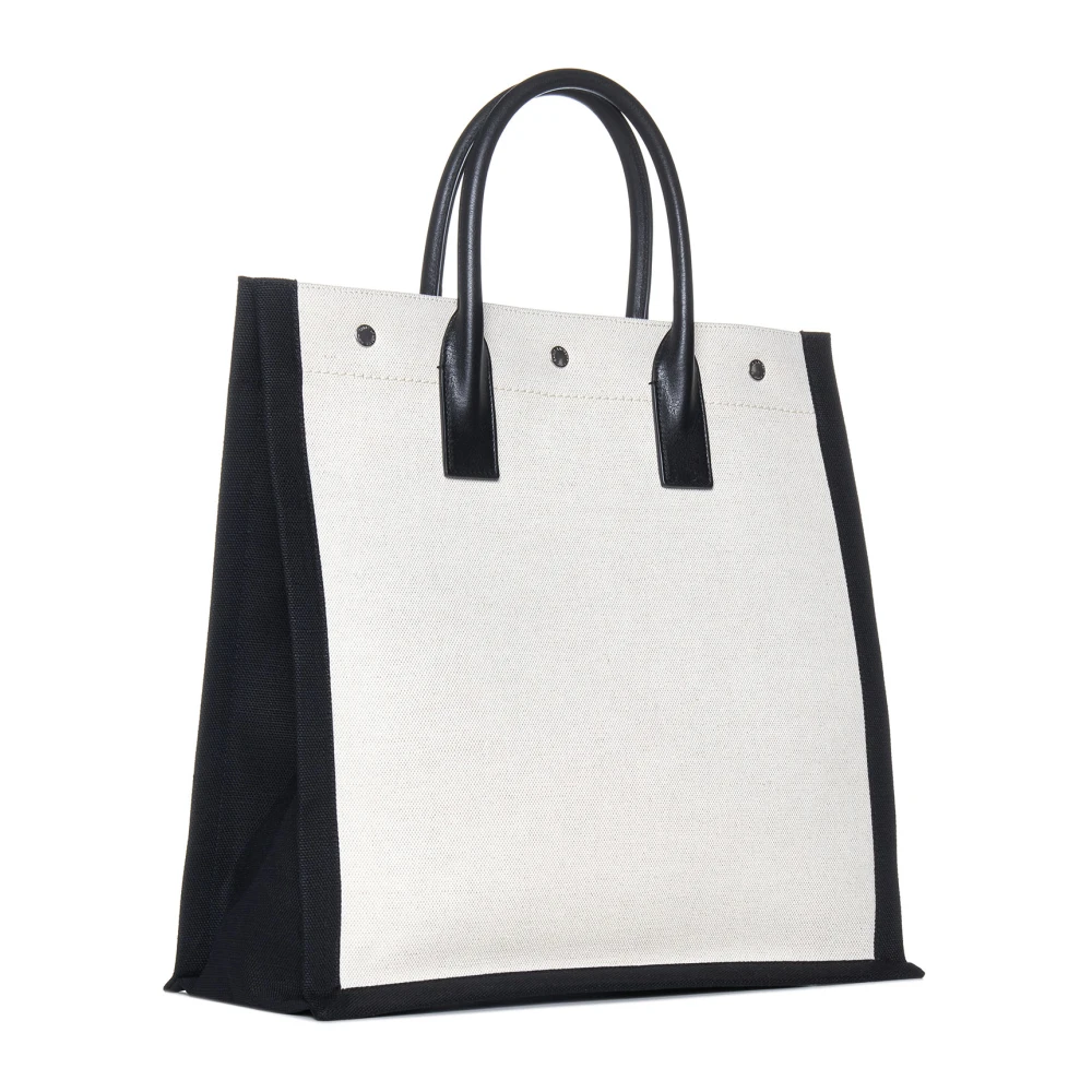 Saint Laurent Rive Gauche Tote Bag White Heren