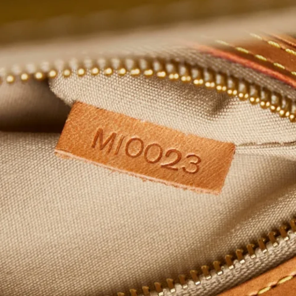 Louis Vuitton Vintage Pre-owned Leather louis-vuitton-bags Beige Dames
