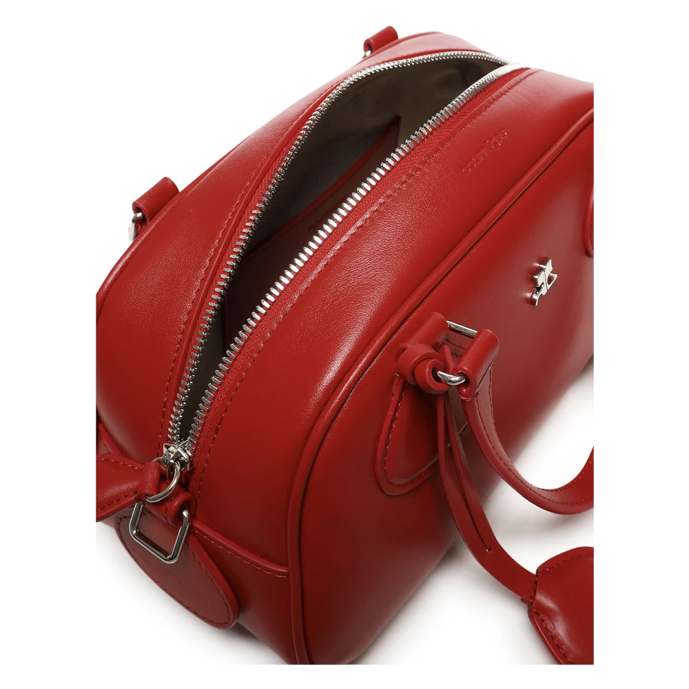 Courrèges Rode Bowlingtas met AC Logo Red Dames