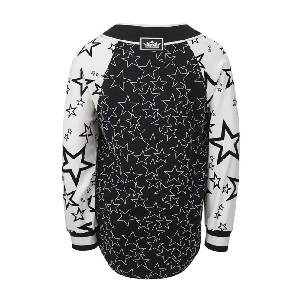 Dolce & Gabbana Premium Katoenen Trui Klassiek Zwart Black Dames