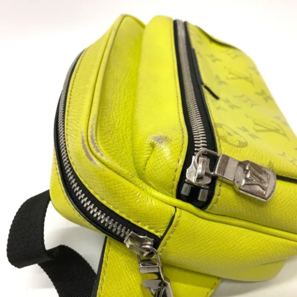 Louis Vuitton Vintage Pre-owned Leather shoulder-bags Yellow Heren