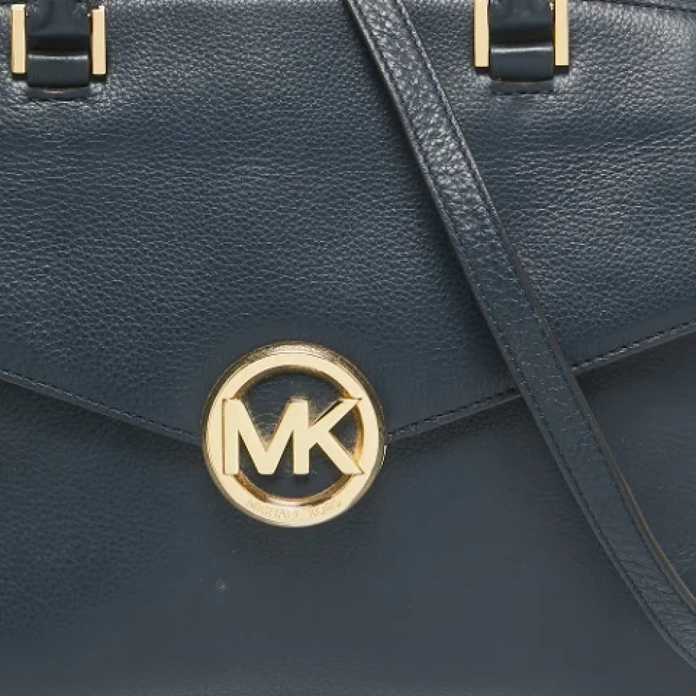 Michael Kors Pre-owned Leather totes Blue Dames