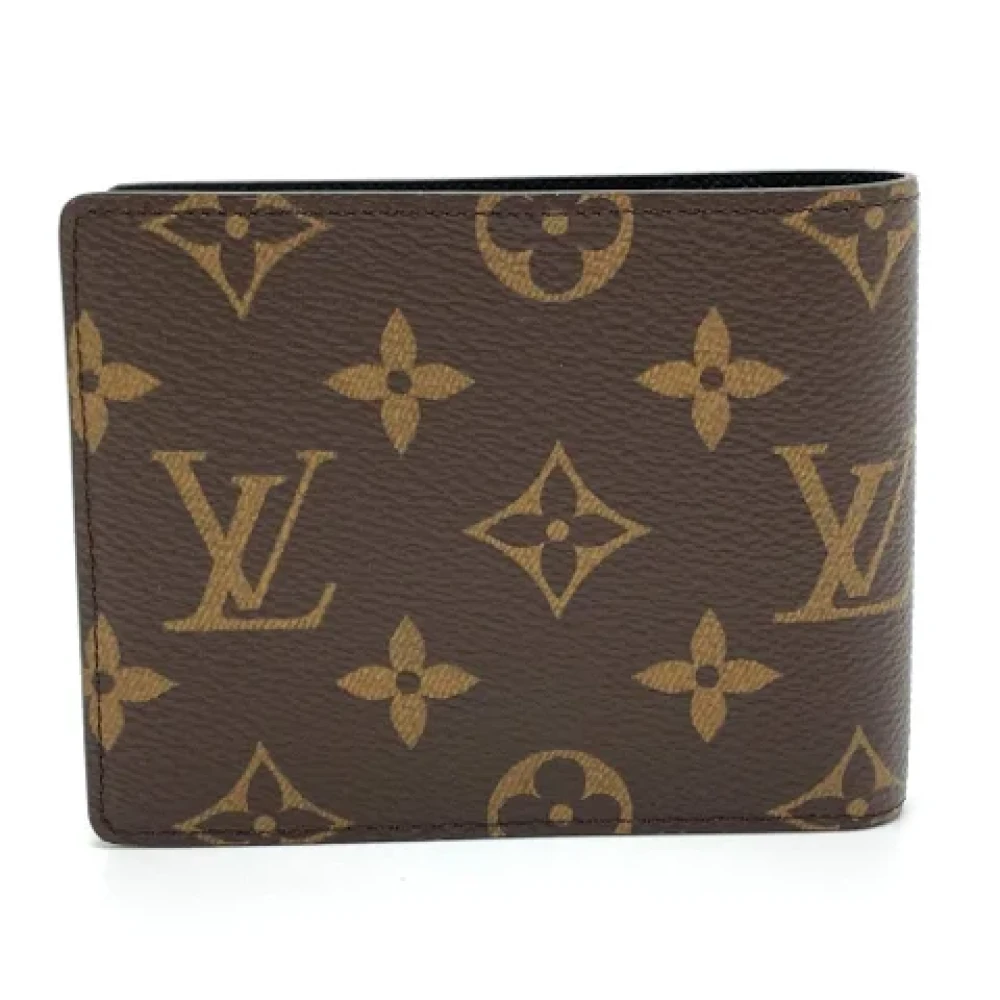 Louis Vuitton Vintage Pre-owned Canvas wallets Brown Heren