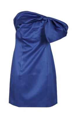 Satin Bow Mini Dress