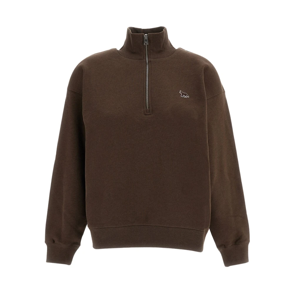 Maison Kitsuné Donna Marrone Felpa “Fox” - Immagine 2