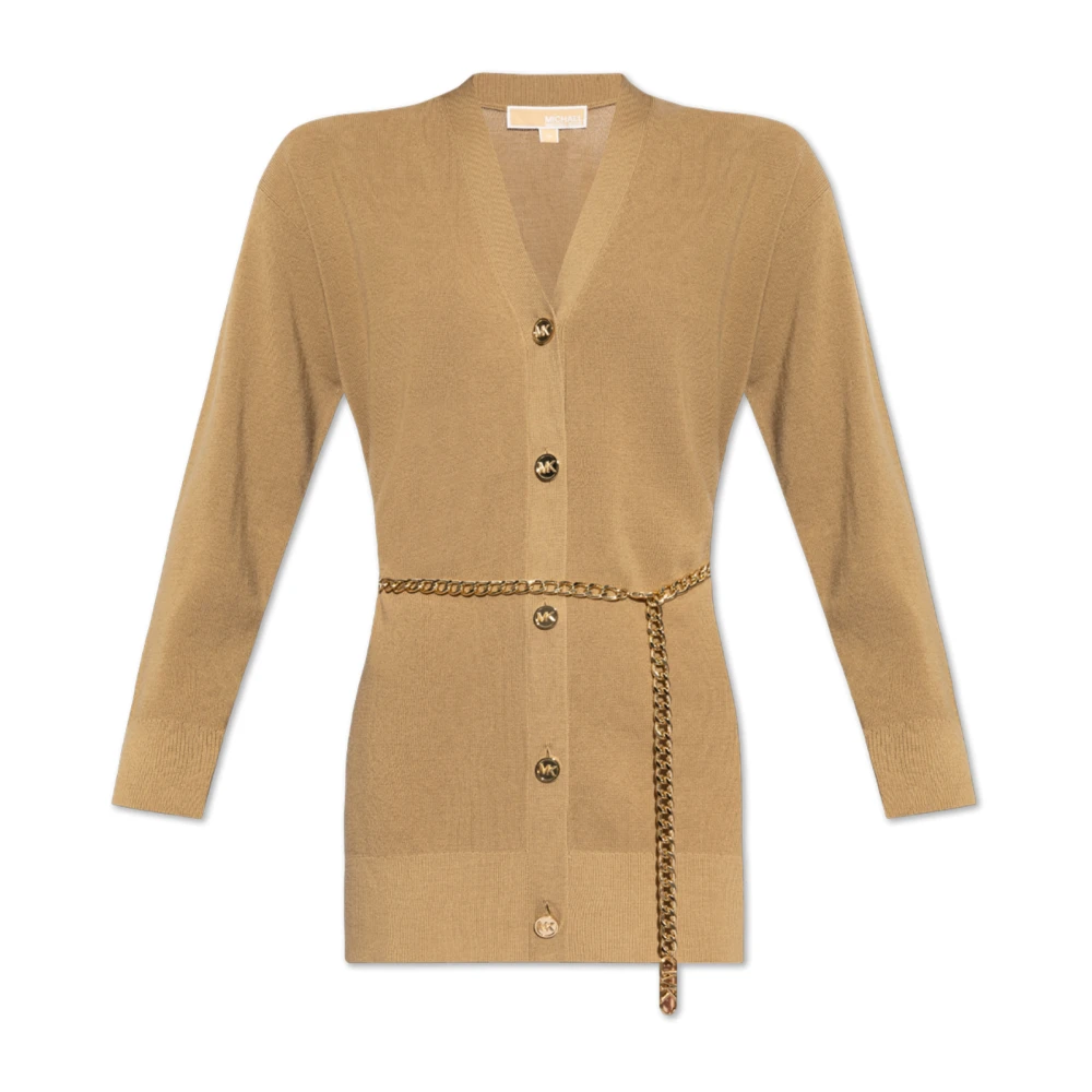 Michael Kors Wol wollen cardigan Brown Dames