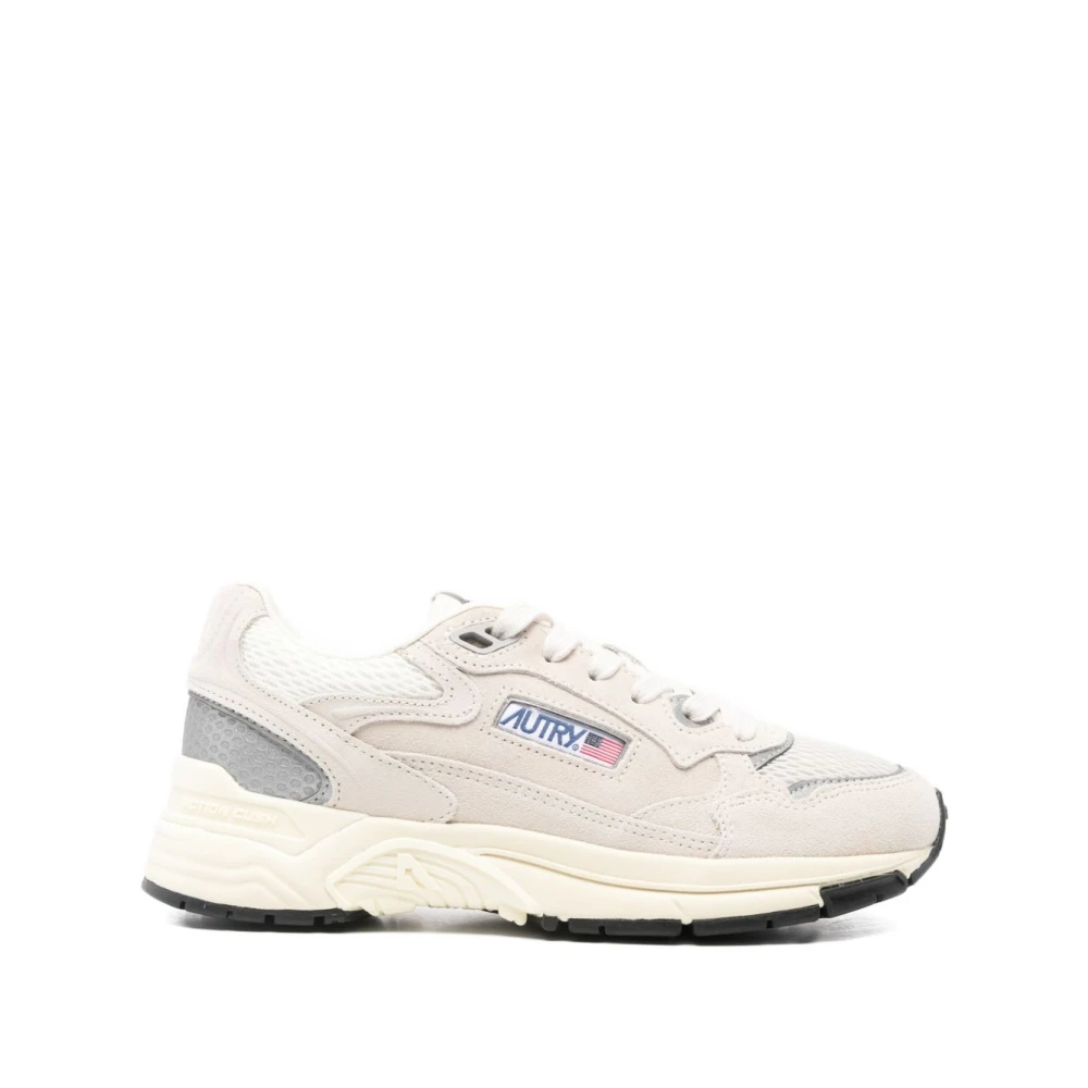 Autry Women's Beige Sneakers, 4 Uk, Medalist Trainers