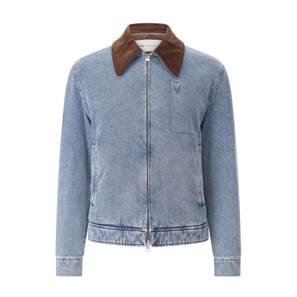 Ami Paris Uomo Blu Giacche, M, New,