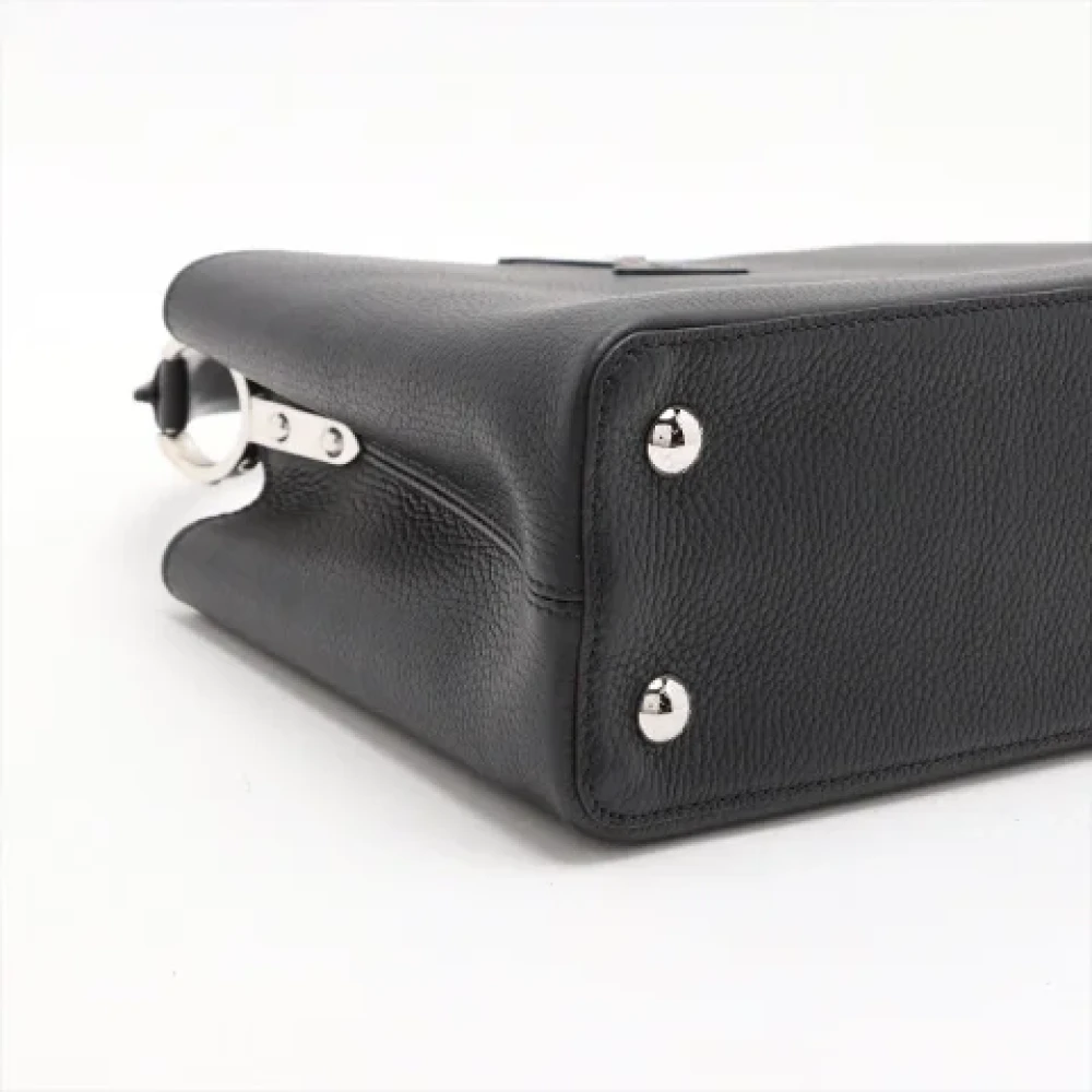 Louis Vuitton Vintage Pre-owned Leather handbags Black Dames