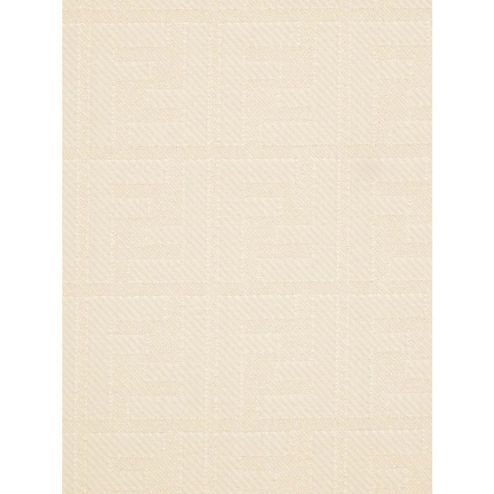 Fendi Beige Jacquard Sjaal Beige Dames
