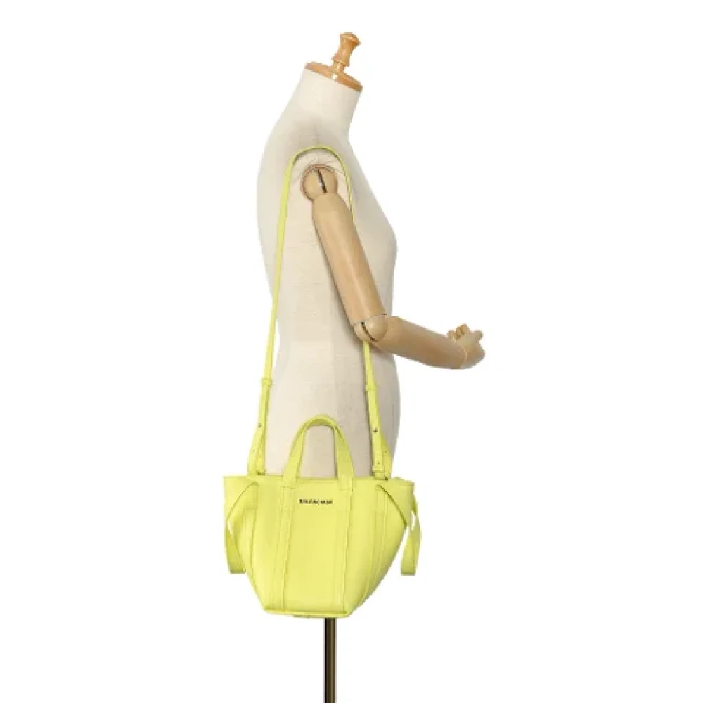 Balenciaga XS Everyday North-South Tote Satchel Yellow Dames