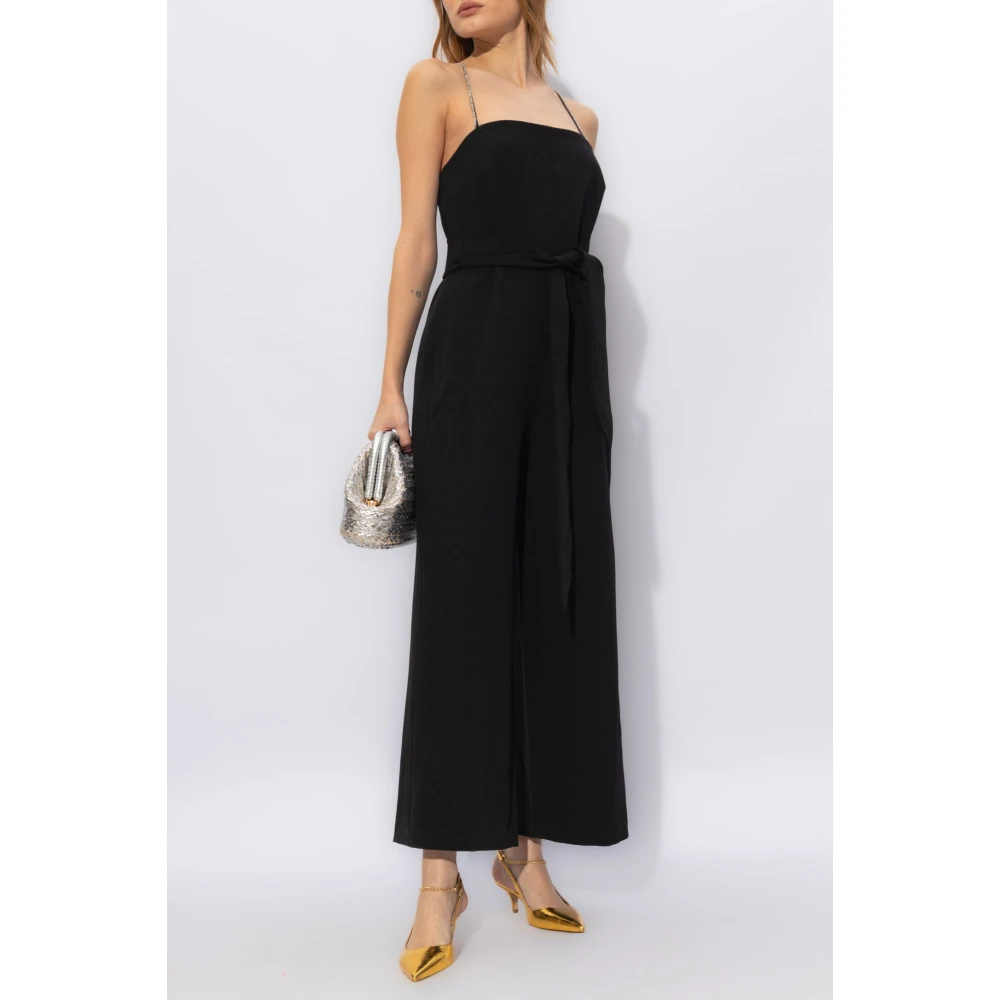 Kate Spade Jumpsuit met schouderbandjes Black Dames