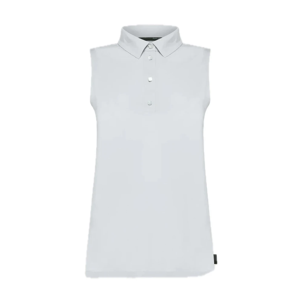RRD Mouwloze Poloshirt White Dames