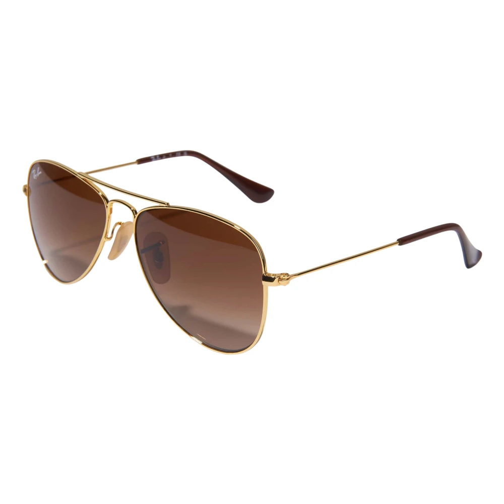 Ray-Ban Unisex Kids Yellow Kids Aviator Sunglasses In Gold - Sunglasses - 50 Mm - Kids