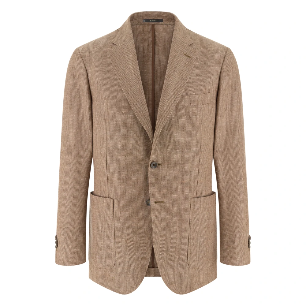 Boggi Milano Hombre Beige Chaquetas, Talla: L