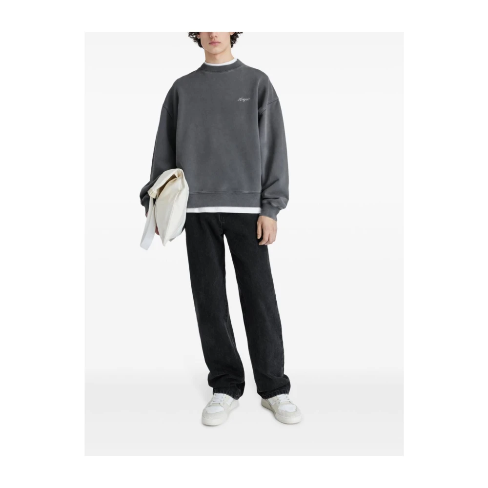 Axel Arigato Honot Gewassen Sweatshirt Gray Heren