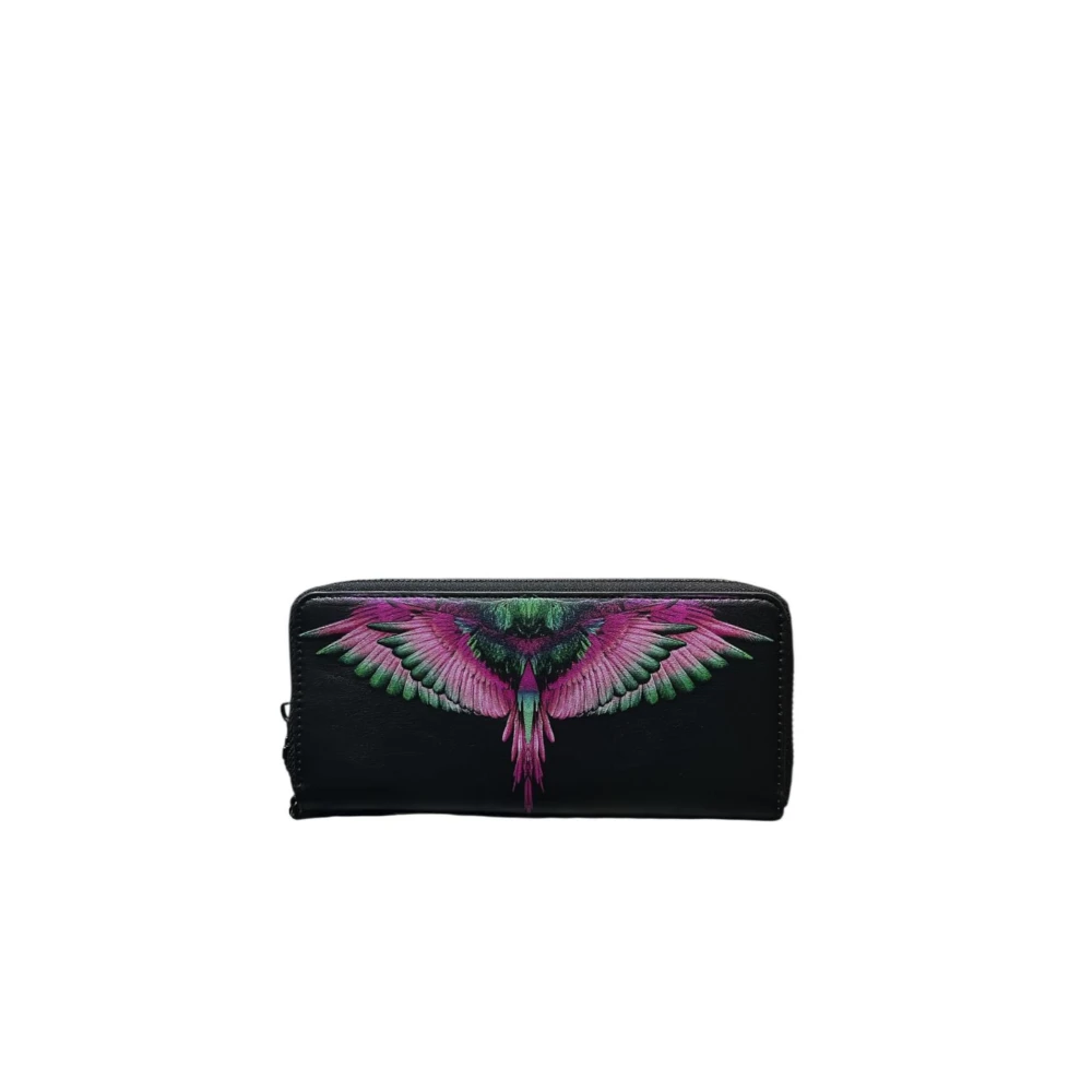 Marcelo Burlon Unisex Black Wallets & Cardholders, One Size, Comaf250173