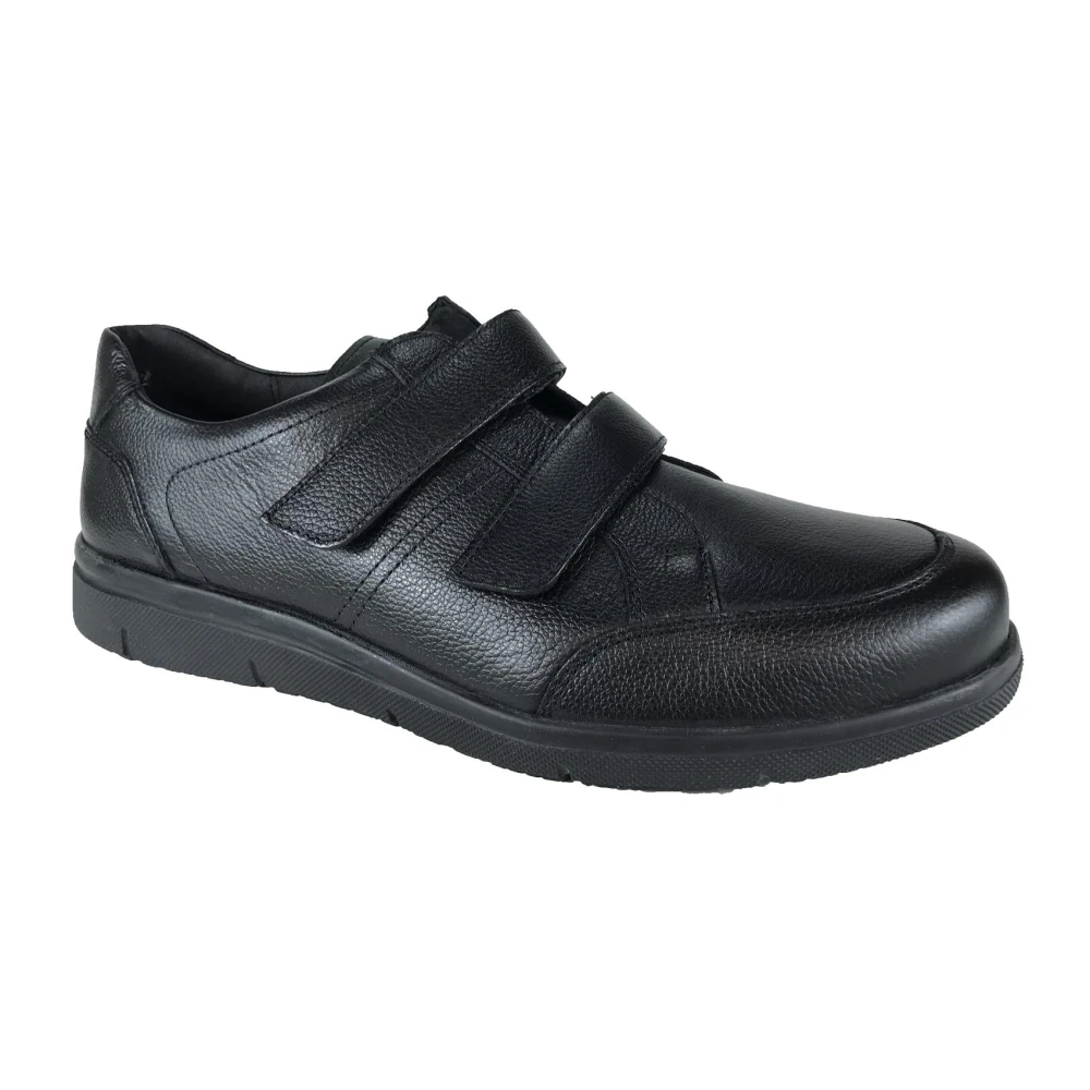 Solidus Schoenen Velcro-Schoen Heren Schoenen Zwart