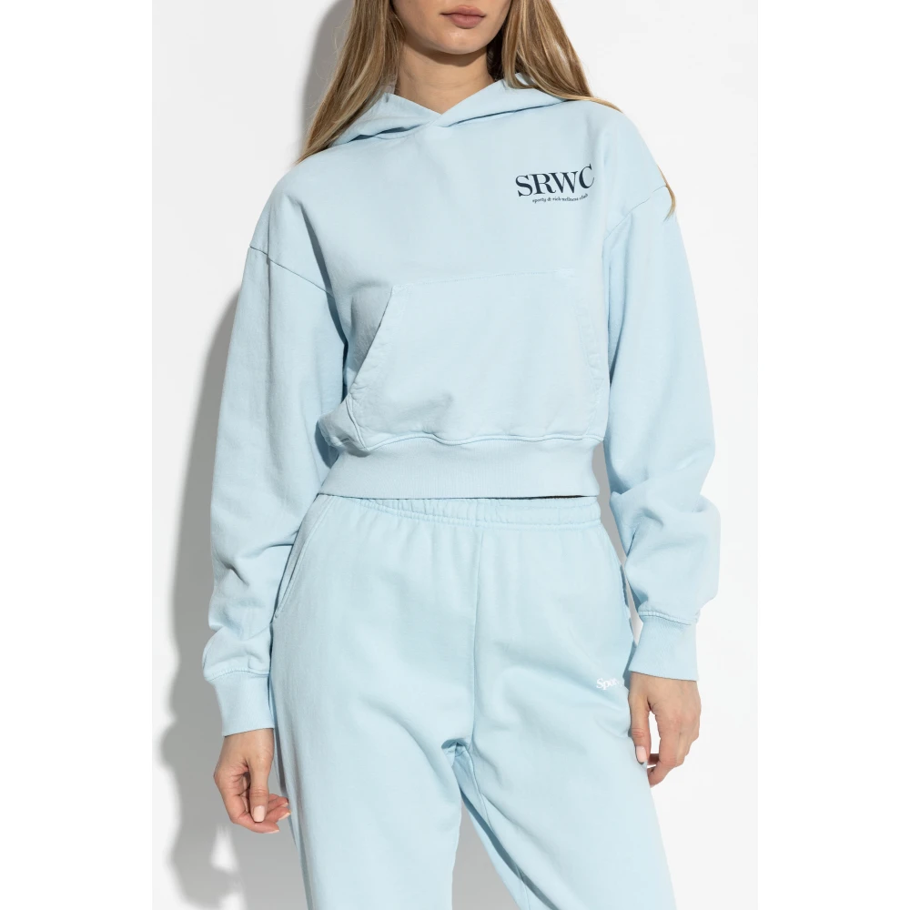 Sporty & Rich Sweatshirt uit de Upper East Side collectie Blue Dames