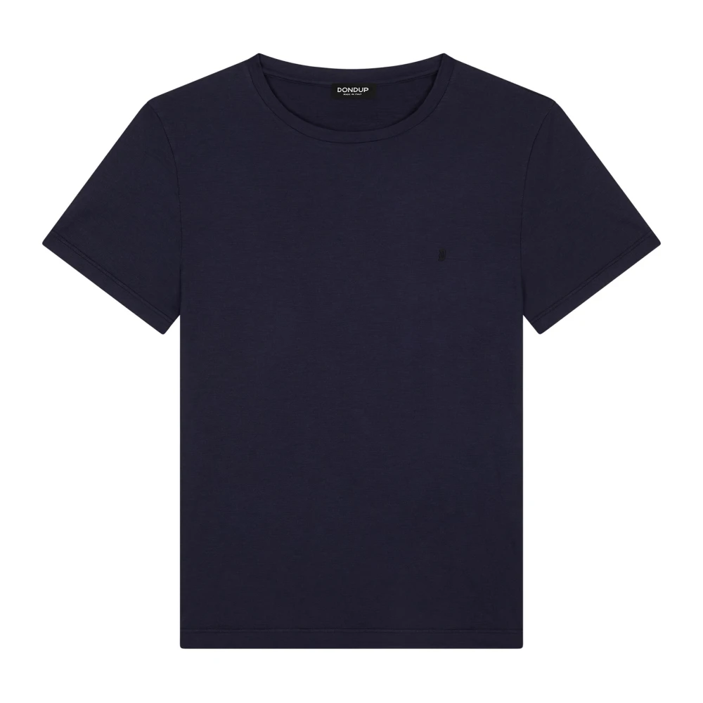 Dondup Men's Blue T-Shirts, 2XL, Regular Fit Cotton T-Shirt