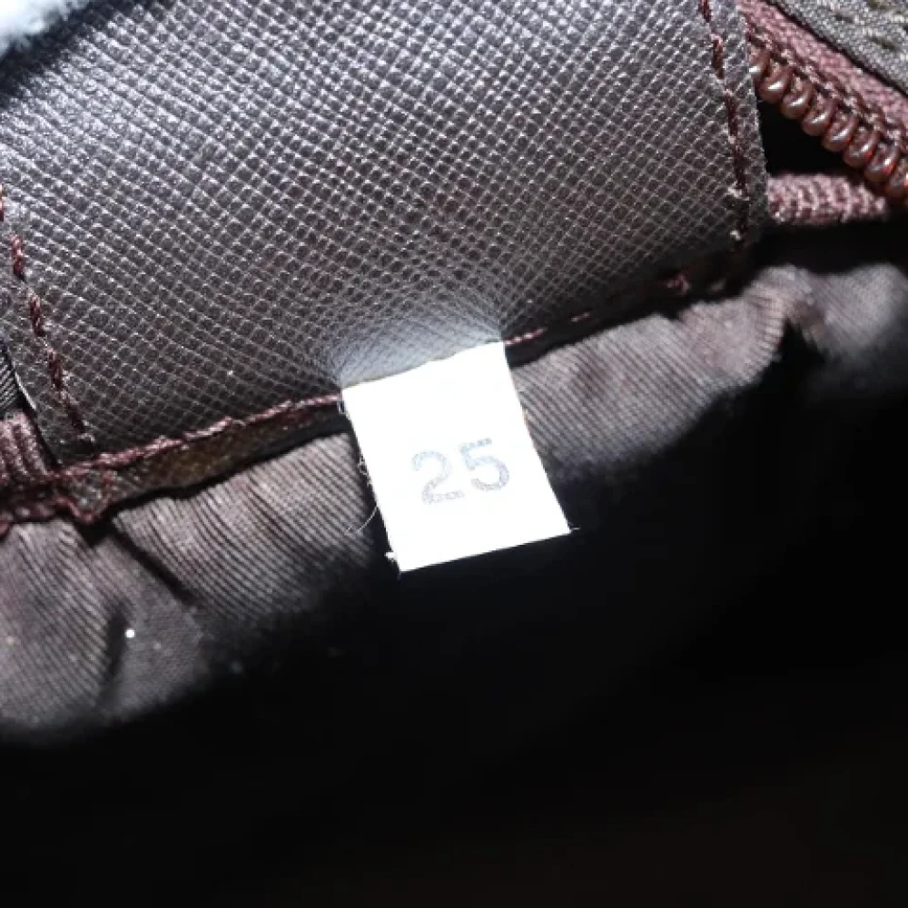Prada Vintage Pre-owned Fabric handbags Brown Dames