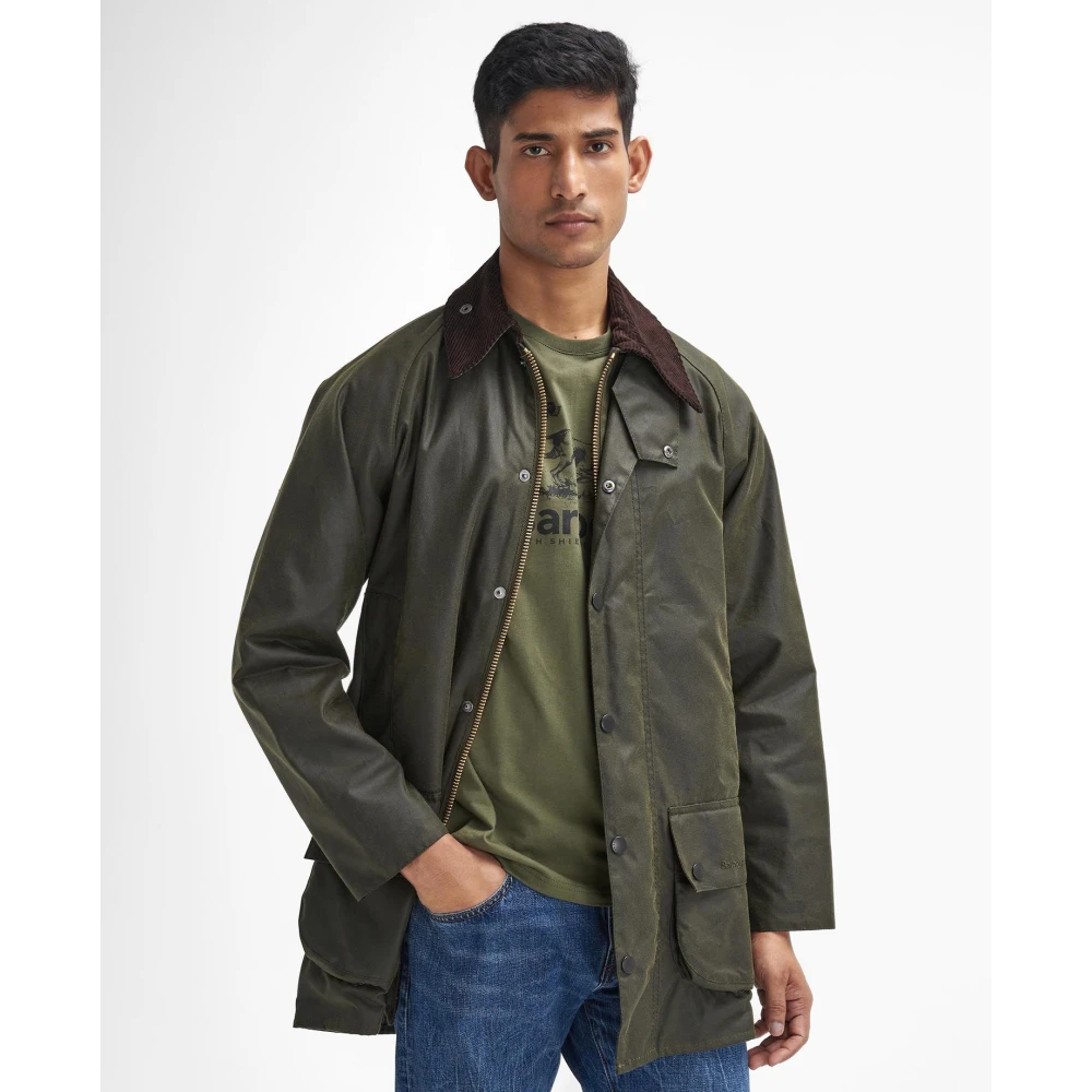 Barbour Klassieke Beaufort Gewaxte Jas Green Heren